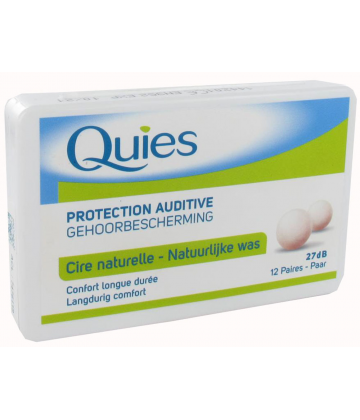 Quies Protection Auditive Cire Naturelle x 24