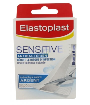 Elastoplast Pansements Peaux Sensibles 10 cm x 6 cm