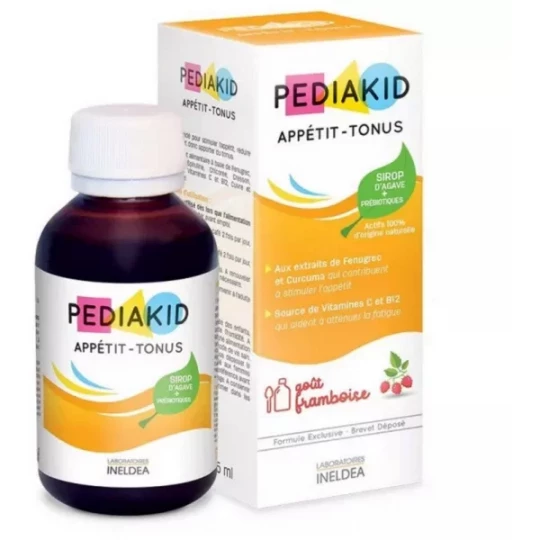 Pediakid Appétit - Tonus Goût Framboise 125 ml