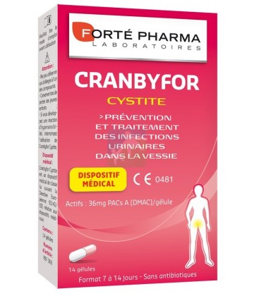Forté Pharma Cranbyfor Cystite x 14