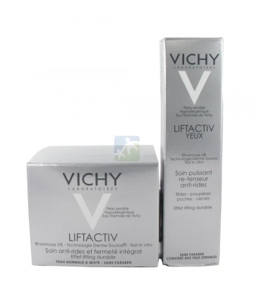 Vichy Liftactiv DS 50 ml + soin contour des yeux 15 ml offert (NSFP)