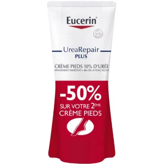 Eucerin Crème Pieds 2 x 100 ml