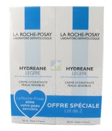 La Roche-Posay Hydreane Légère 2 x 40 ml