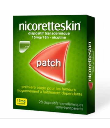 NicoretteSkin Patch 15mg/16h x 28
