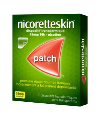 NicoretteSkin Patch 15mg/16h x 7