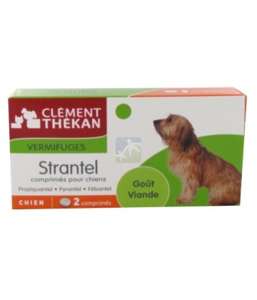 Clément Thékan Vermifuges Strantel Chiens x 2