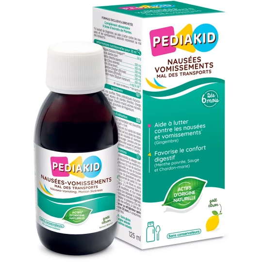 Pediakid Nausée Mal des Transports 125 ml