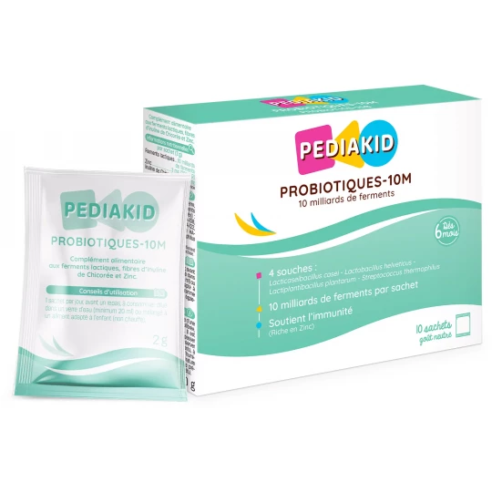Pediakid ProBiotiques-10M Sachets x 10