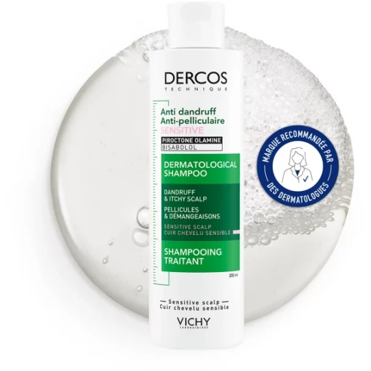 Vichy Dercos Shampooing Anti-Pelliculaire Sensitive 200 ml