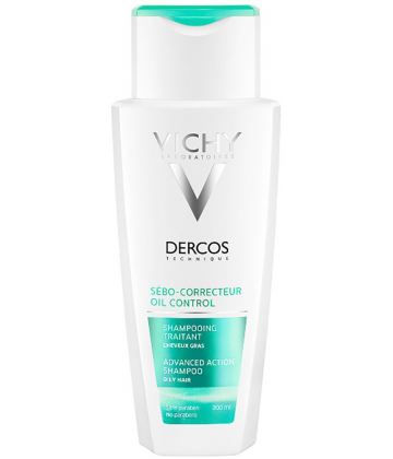 Vichy Dercos Shampooing Sébo-Correcteur Traitant 200 ml