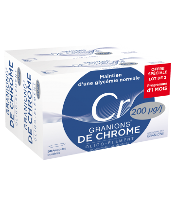 Granions de Chrome 200ug/j 2 x 30
