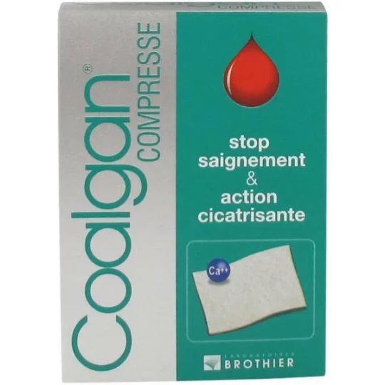 Coalgan Compresses Hémostatiques 30 x 50 mm x 5