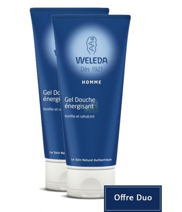 Weleda Homme Gel Douche Energisant 2 x 200 ml