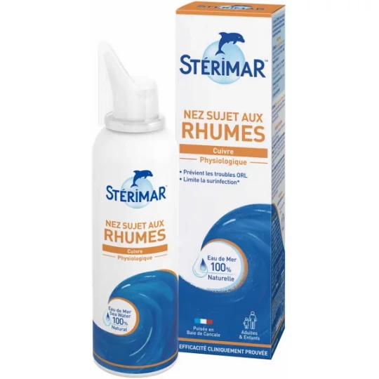 Stérimar Cuivre Nez Sujet aux Infections 100 ml