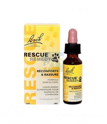 Rescue Remedy Pets Réconforte & Rassure 10 ml
