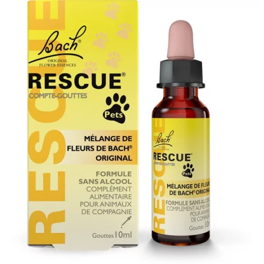 Rescue Remedy Pets Réconforte & Rassure 10 ml