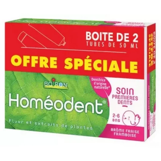 Homéodent Soin Premières Dents 2 x 50 ml