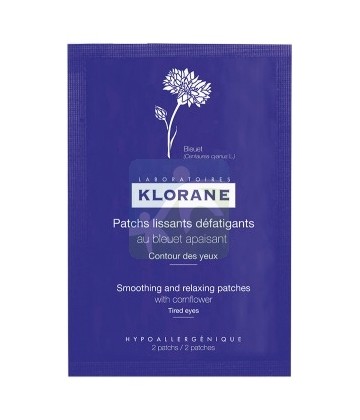 Klorane Patchs Lissants Défatiguants au Bleuet 2 x 7