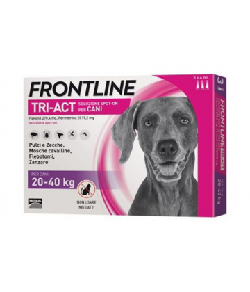 Frontline Tri-Act Chiens 20-40 kg x 6