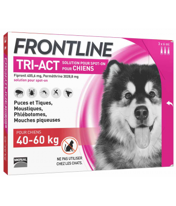 Frontline Tri-Act Chiens 40-60 kg x 3