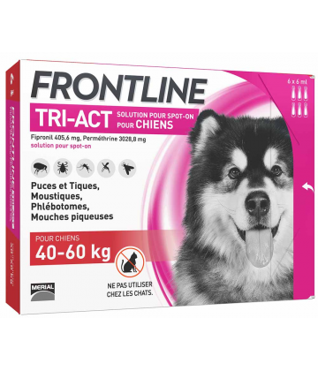 Frontline Tri-Act Chiens 40-60 kg x 6