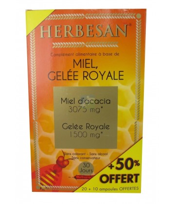 Herbesan Miel, Gelée Royale x 30