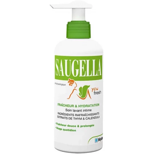 Saugella Soin Lavant Fraîcheur 200 ml