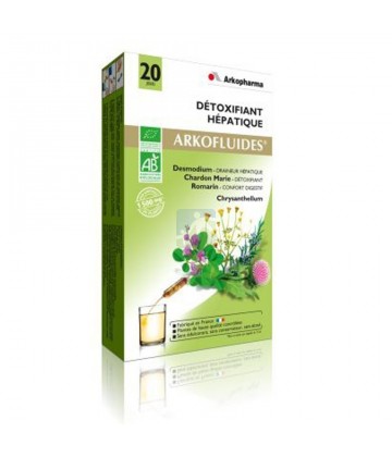 ArkoFluides Détoxifiant Hépatique Bio x 20