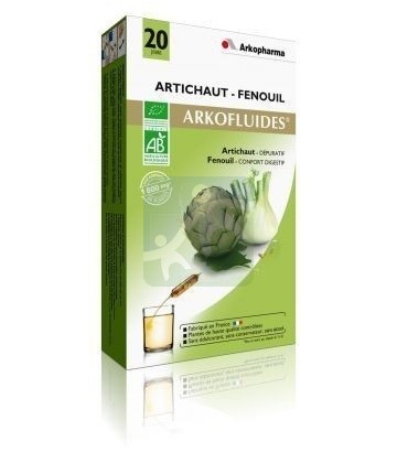ArkoFluides Artichaut Fenouil Bio x 20