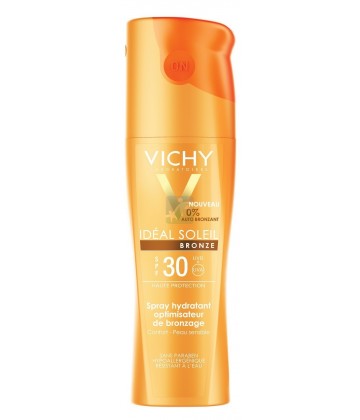 Vichy Idéal Soleil Bronze Spray Hydratant Optimisateur de Bronzage SPF30 200 ml