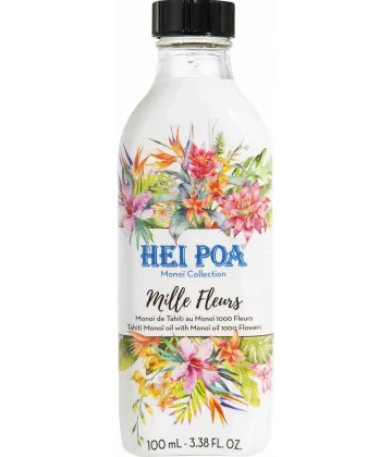 Hei Poa Monoï de Tahiti au Monoï 1000 Fleurs 100 ml