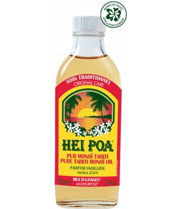 Hei Poa Pur Monoï Tahiti parfum Vanillier 100 ml