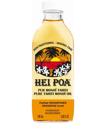 Hei Poa Pur Monoï Tahiti parfum Frangipanier 100 ml
