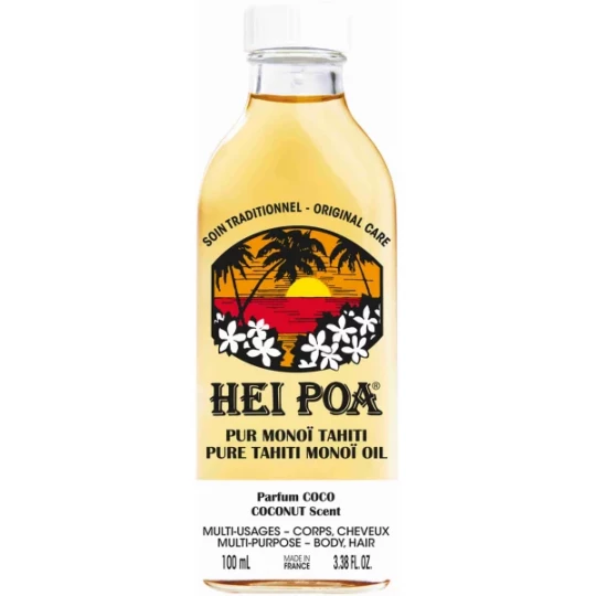 Hei Poa Pur Monoï Tahiti Parfum Coco 100 ml
