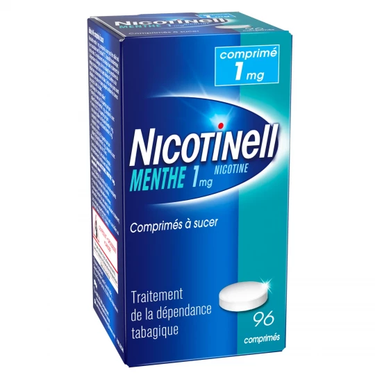 Nicotinell Nicotine 1 mg Menthe Comprimés x 96