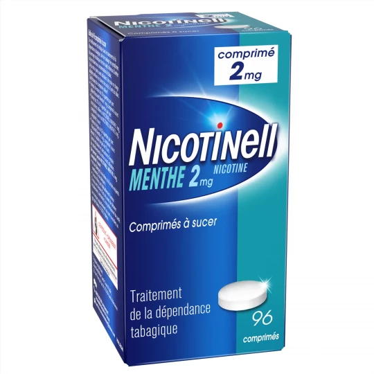Nicotinell Nicotine 2 mg Menthe Comprimés x 96