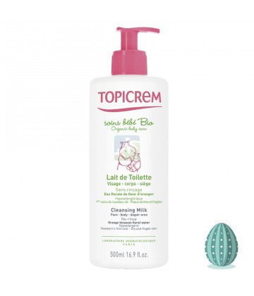 Topicrem Lait de Toilette Bio 500 ml