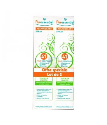 Puressentiel Spray Assainissant 2 x 200 ml