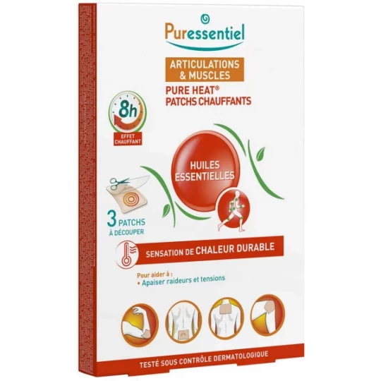 Puressentiel Patchs Chauffants Articulations et Muscles x 3