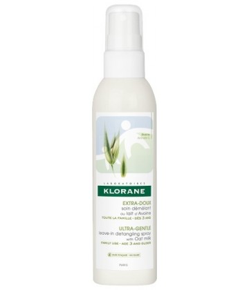 Klorane Soin Démêlant Sans Rinçage au Lait d'Avoine 200 ml