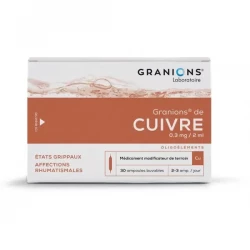 Granions de Cuivre 0,3 mg/2 ml x 30
