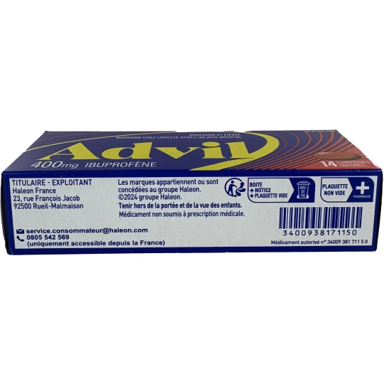Advil 400 mg x 14