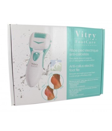 Vitry Râpe Pied Electrique Anti-Callosités 