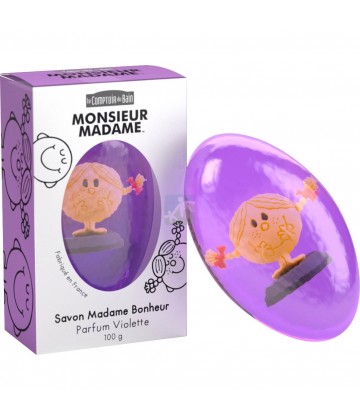 Le comptoir du bain Savon Madame Bonheur Violette 100 g