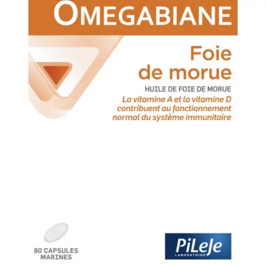 PiLeJe Omegabiane Foie de Morue x 80