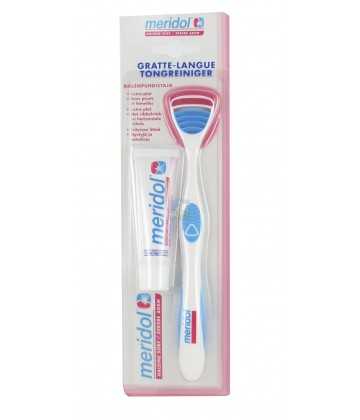 Meridol Gratte-Langue + Dentifrice 12 ml