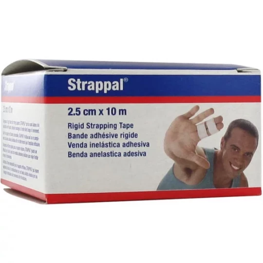 Strappal Bande Adhésive Rigide 2,5 cm x 10 m