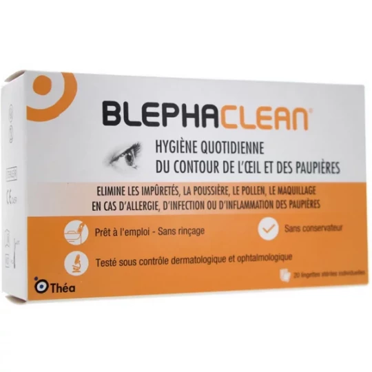 Blephaclean Compresses Stériles x 20