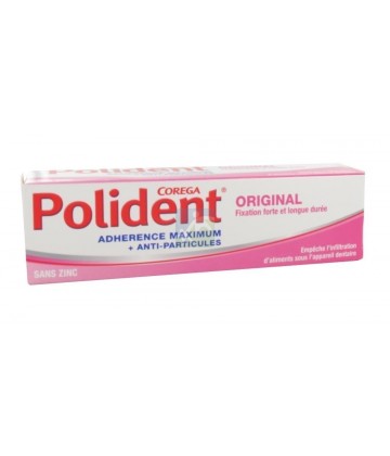 Polident Original Crème Fixative Adhérence Maximum + Anti-Particules 40 g
