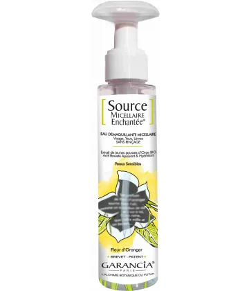Garancia Source Micellaire Enchantée Eau démaquillante Fleur d'Oranger 100 ml